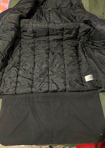 Erkek Orjinal Adidas Siyah Uzun Şişme Spor Mont - Görsel 6