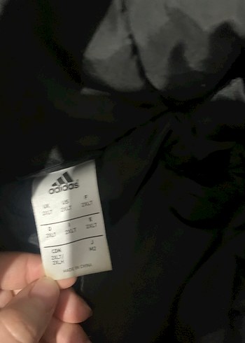 Erkek Orjinal Adidas Siyah Uzun Şişme Spor Mont - Görsel 4