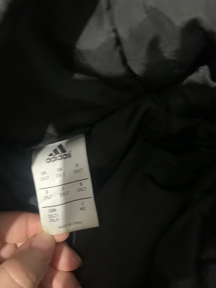 Erkek Orjinal Adidas Siyah Uzun Şişme Spor Mont - Görsel 4