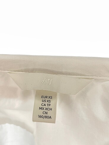 xs Beden beyaz Renk H&M Gömlek %70 İndirimli.