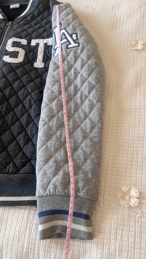 Gri Fermuarlı Erkek Çocuk Kolej Ceket - Görsel 4