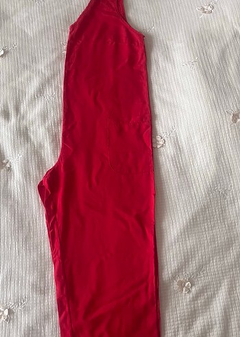 Nar çiçeği renginde tulum - Görsel 4