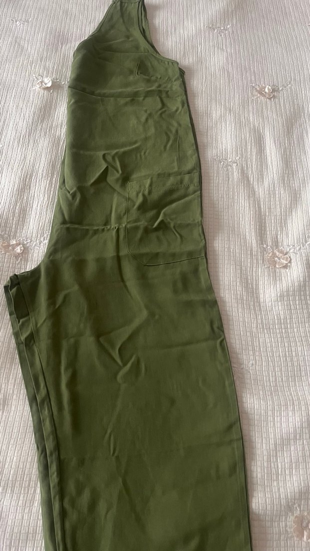 Haki yeşil tulum - Görsel 3