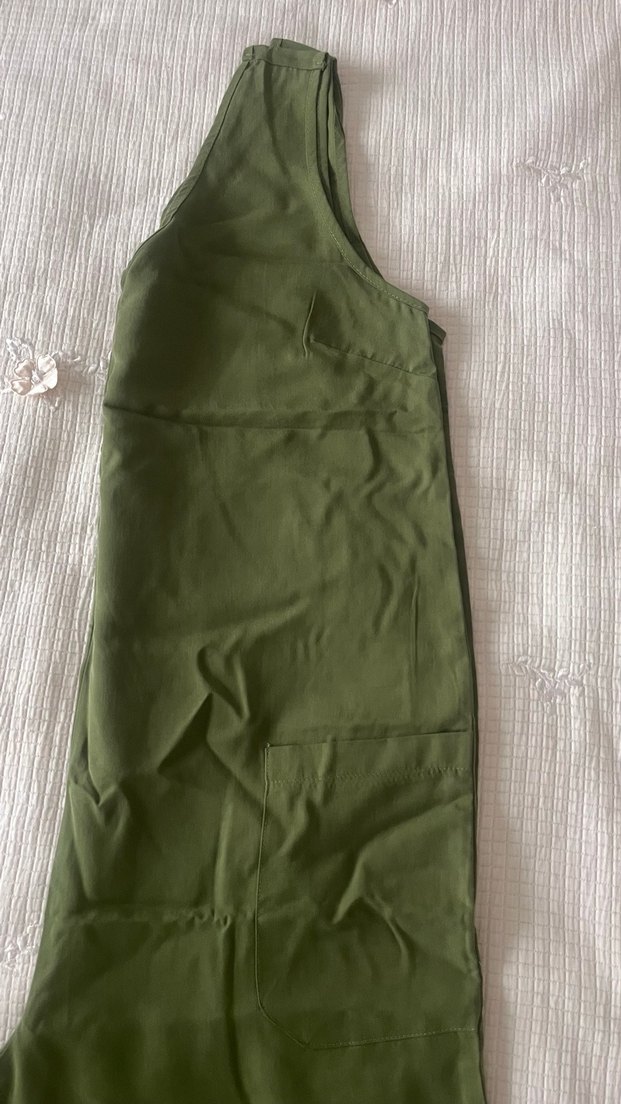 Haki yeşil tulum - Görsel 4