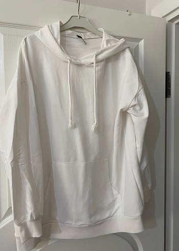 LC Waikiki Beyaz Kadın Kapüşonlu Sweatshirt lcw marka L xl beden