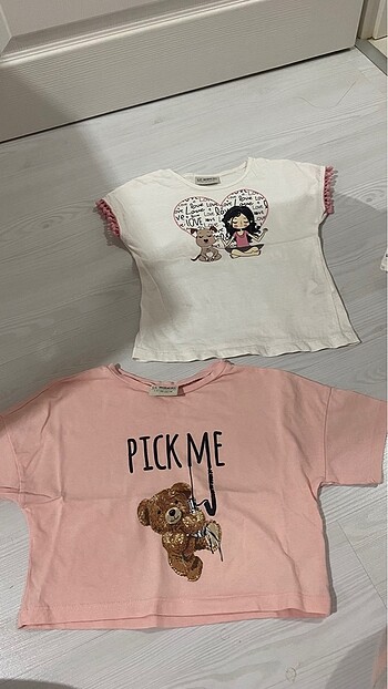 Lcw marka 2 tsirt 3/4 yaş ikiside - Görsel 4