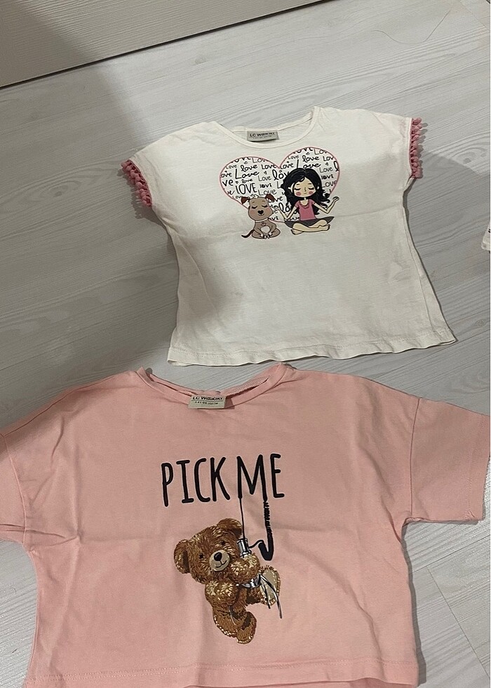 Lcw marka 2 tsirt 3/4 yaş ikiside - Görsel 4