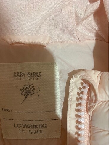 3/4 yaş yelek lcw marka - Görsel 2