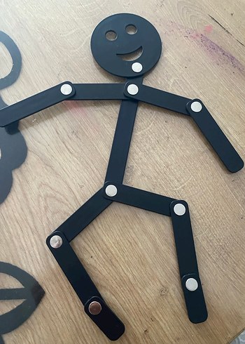 Siyah Hareketli Eğitim Oyuncak Figürü - Görsel 4