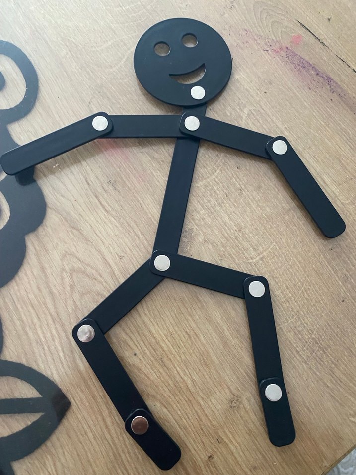 Siyah Hareketli Eğitim Oyuncak Figürü - Görsel 4