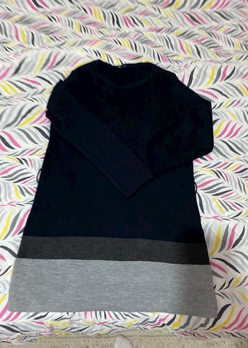 Gri Renkli Uzun Kollu Triko kazak - Görsel 4