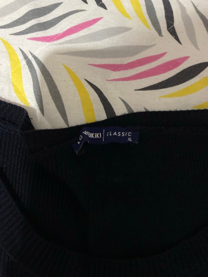 Gri Renkli Uzun Kollu Triko kazak - Görsel 3