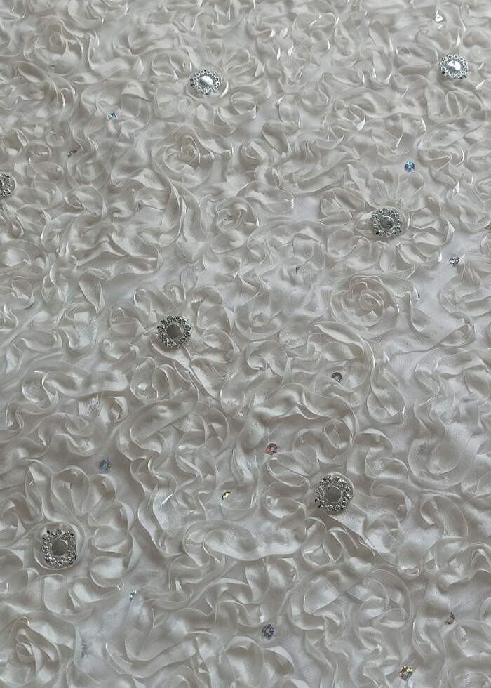 Saten çeyizlik yatak örtüsü  - Görsel 4