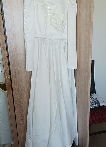 Tesettür nikah elbisesi - Görsel 3