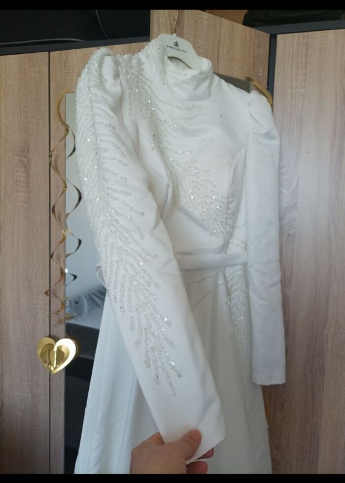 Tesettür nikah elbisesi - Görsel 2