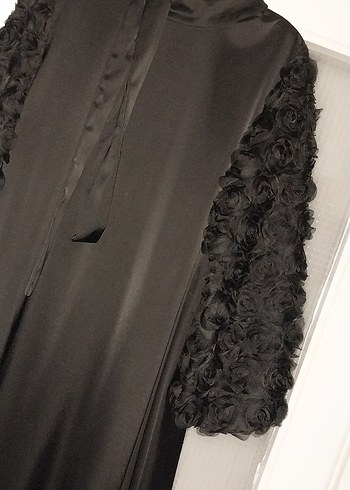 Siyah Uzun Gotik Kadın Elbise - Görsel 3