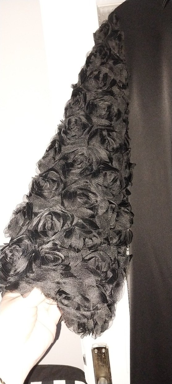 Siyah Uzun Gotik Kadın Elbise - Görsel 4