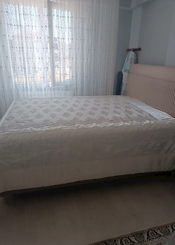 beyz krem Düz Yatak Örtüsü