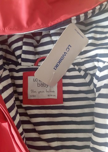 Kız Bebek kırmızı Fermuarlı astronot tulum - Görsel 4