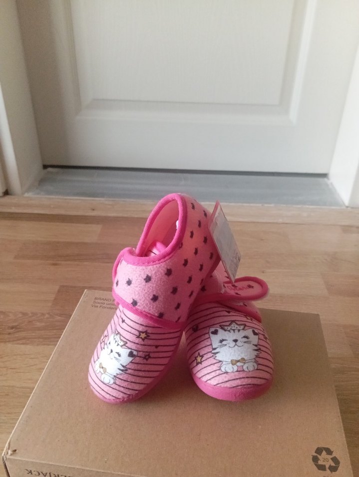 Kız Çocuk Pembe Sıcak tutan panduf - Görsel 2