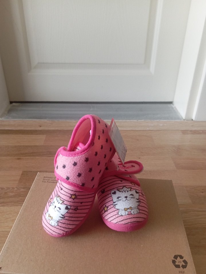 Kız Çocuk Pembe Sıcak tutan panduf - Görsel 3