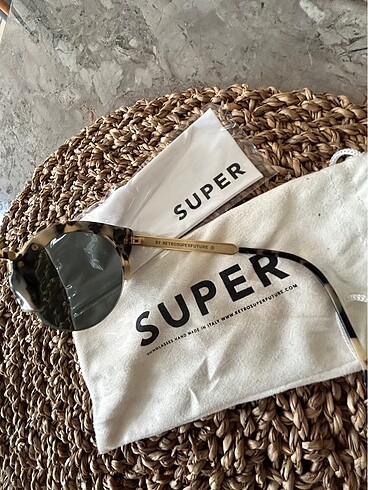  Beden camel Renk SUPER SUNGLASSES ITALYA EL YAPIMI