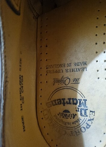 40 Beden kahverengi Renk dr martens size 7(40.5) 