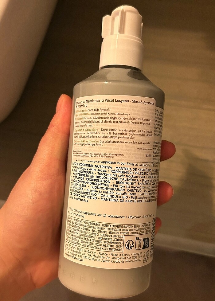 Yves Rocher Nemlendirici Vücut Losyonu - Görsel 2