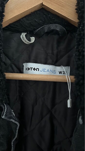 Siyah kot ceket - Görsel 4