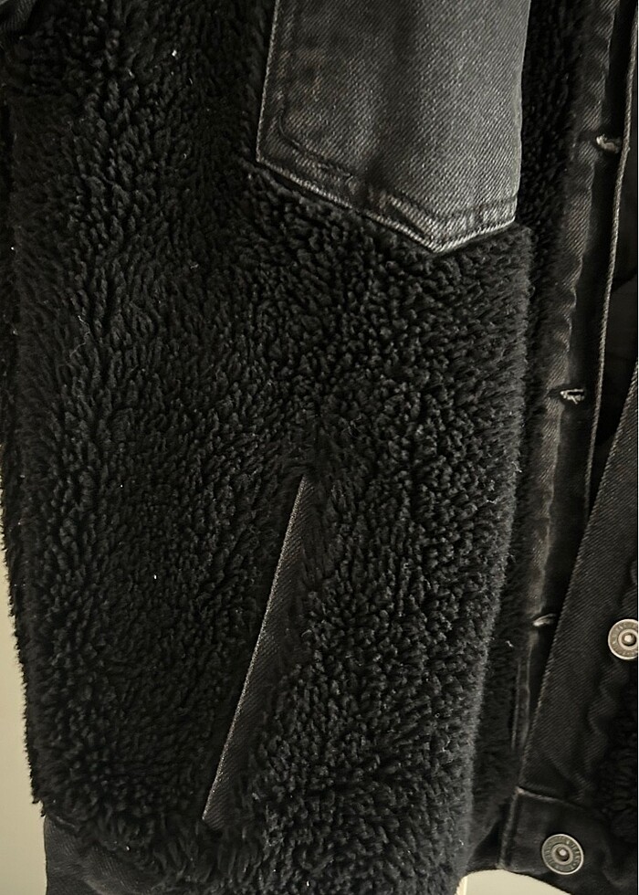 Siyah kot ceket - Görsel 3