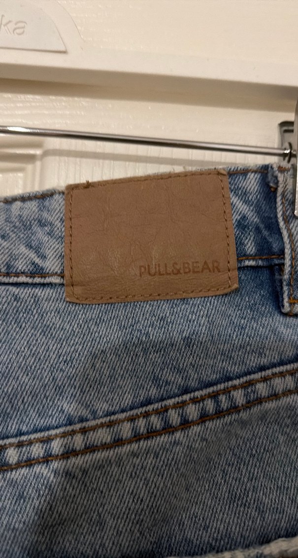 Geniş Kesim Mavi Kadın Denim Pantolon - Görsel 5