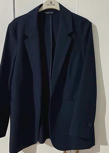 Lacivert blazer ceket - Görsel 2