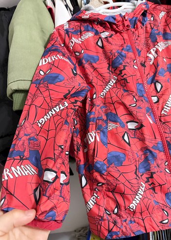 Kapüşonlu Fermuarlı Erkek Çocuk Yağmurluk - Görsel 3