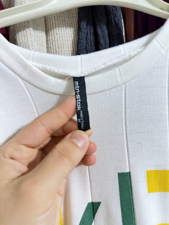 Beyaz Pamuklu Erkek Baskılı Tişört - Görsel 2