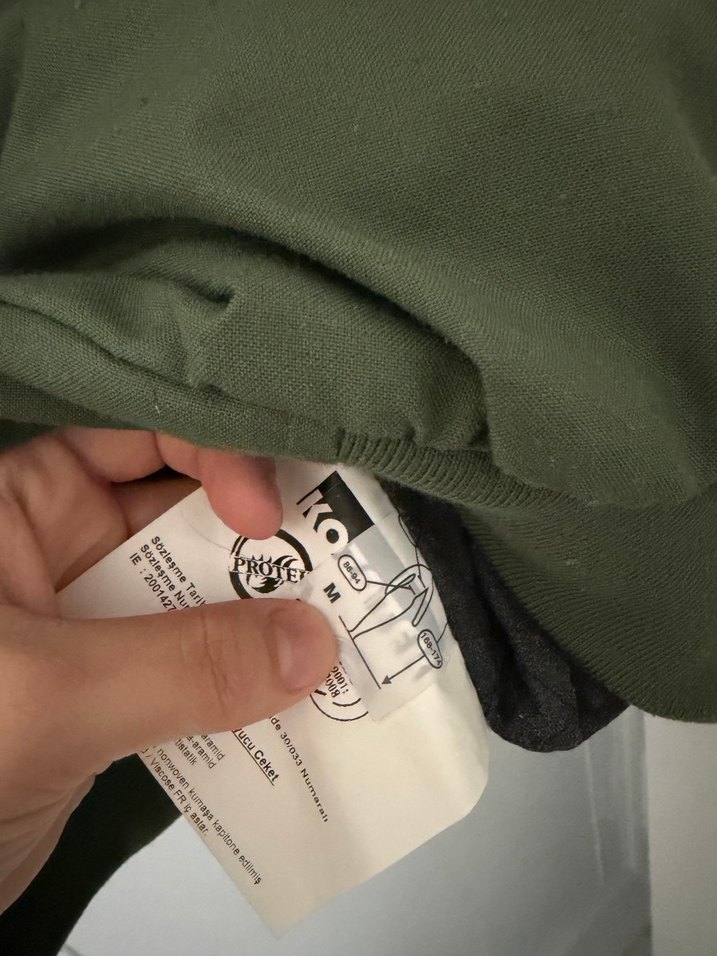 Erkek Haki Bomber Ceket - Görsel 5