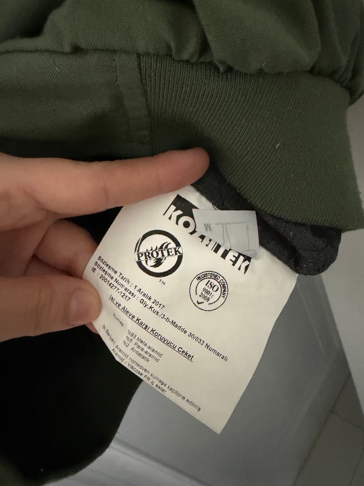 Erkek Haki Bomber Ceket - Görsel 4