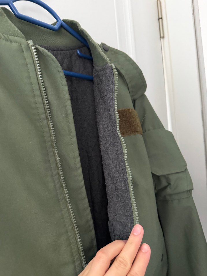 Erkek Haki Bomber Ceket - Görsel 2