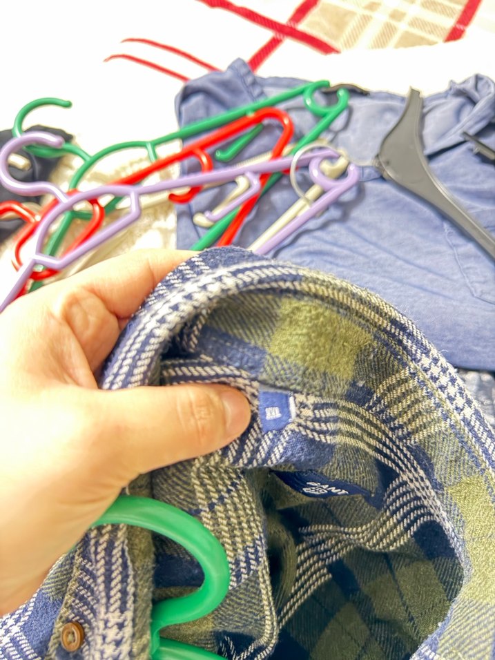 Erkek Yeşil Kareli Uzun Kollu Gömlek - Görsel 5