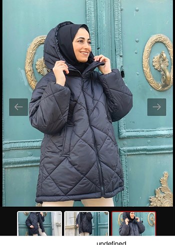 diğer Beden Siyah Kısa Kapüşonlu Kadın Mont