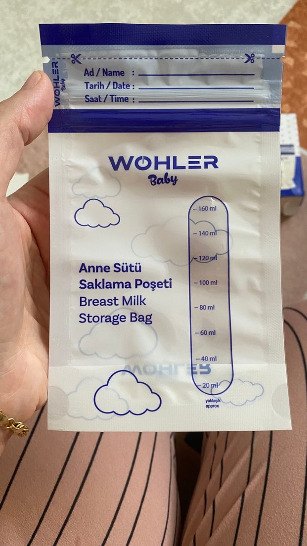 Anne Sütü Saklama Poşeti - Görsel 3