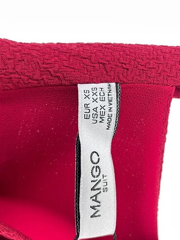 xs Beden bordo Renk Mango Kısa Elbise %70 İndirimli.