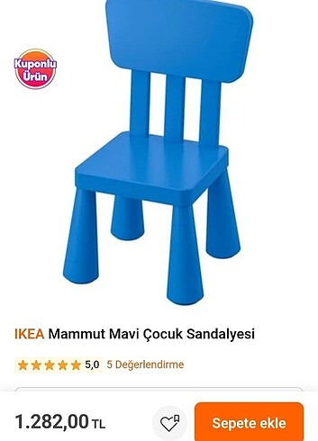 Ikea Ikea Cocuk Sandalyesi