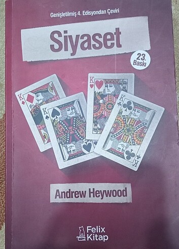 Siyaset kitabı, Andrew Heywood, Felix kitap , 703 sayfa 