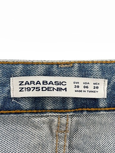 38 Beden mavi Renk Zara Jean / Kot %70 İndirimli.