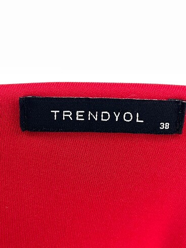 38 Beden kırmızı Renk Trendyol & Milla Uzun Elbise %70 İndirimli.
