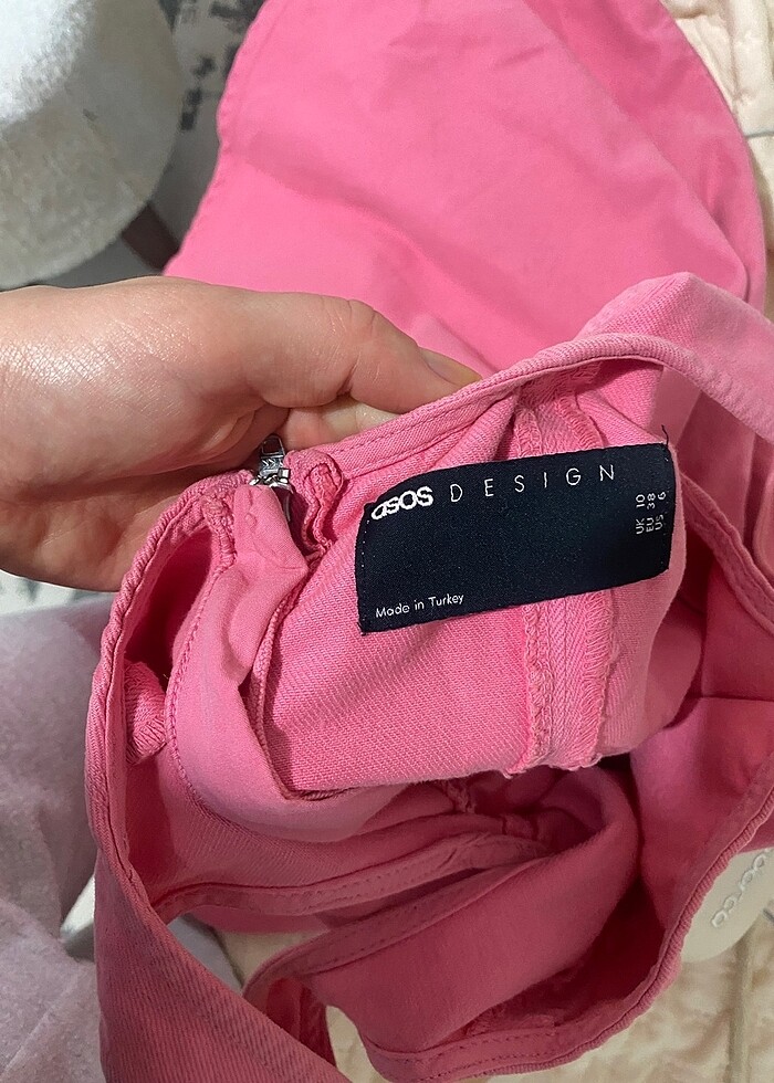 Yazlık pembe elbise - Görsel 3