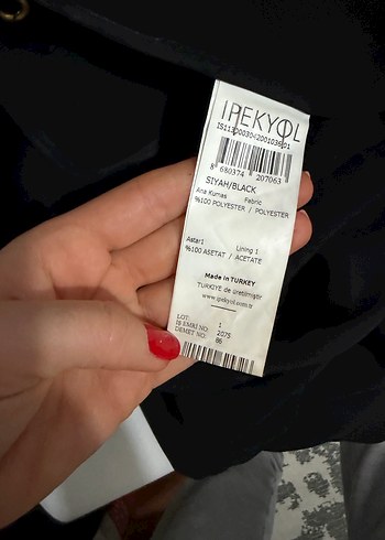 Düğmeli Siyah Kadın Kumaş Pantolon - Görsel 5