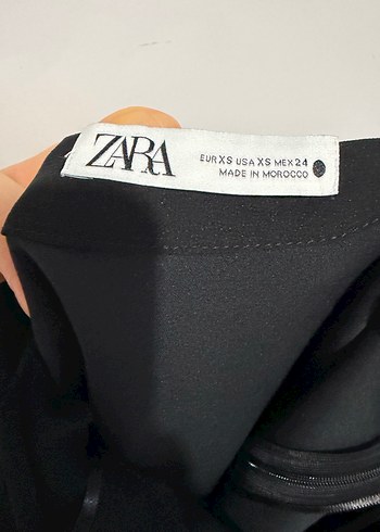 Siyah İnce Askılı kısa Elbise - Görsel 4