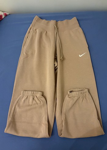 Bej Rahat Kesim Nike Kadın Eşofman Altı