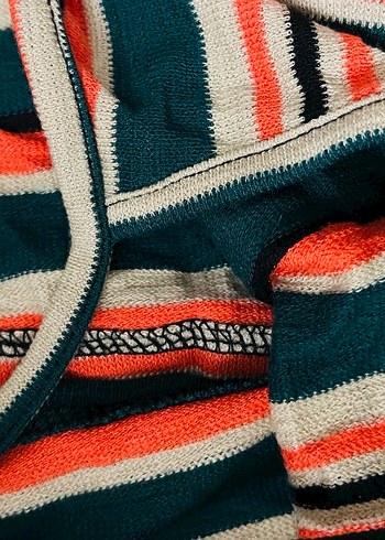 Çizgili, Pilili, Uzun Kadın Tulum - Görsel 2